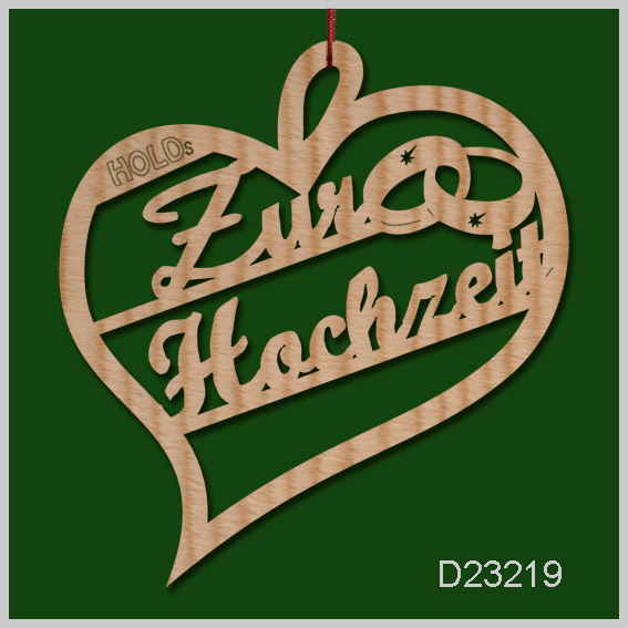 Zur Hochzeit